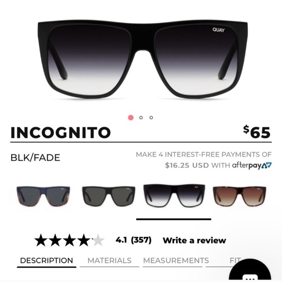 NWT Quay Australia INCOGNITO Sunglasses - Picture 8 of 8